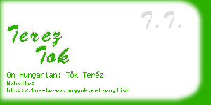 terez tok business card